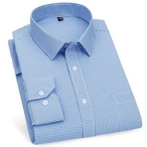 TMB Plaid Men Dress Shirt